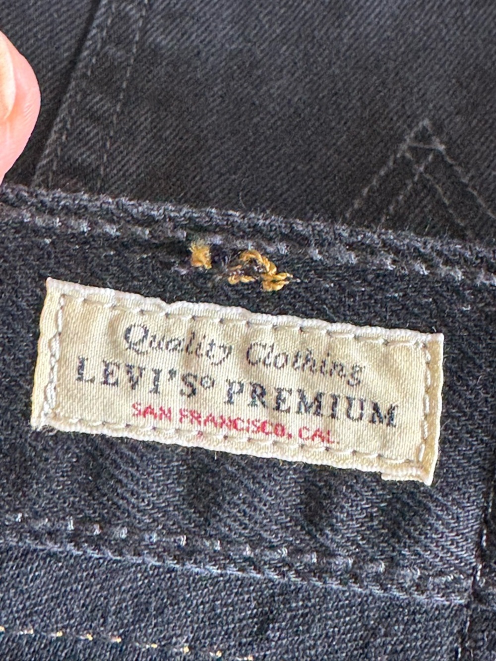 Levi’s Jeans Womens Size 31 Ribcage Wide Leg super high Rise Black Denim New - Picture 12 of 12